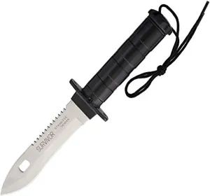 Rothco Deluxe Adventurer Survival Kit Knife, Black
