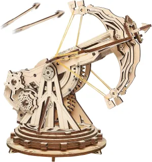 Rowood 3D Puzzles for Adults Teens, DIY Catapult Mechanical Wooden Model Kits to Build, Birthday Choice