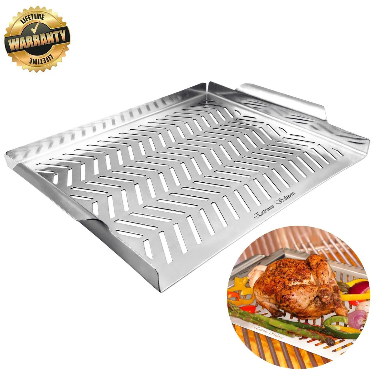 Rynx | Stainless Steel Grill Top Plate Pan