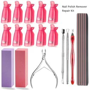 Samnyte Nail Polish Remover Tool Kit 8-piece set