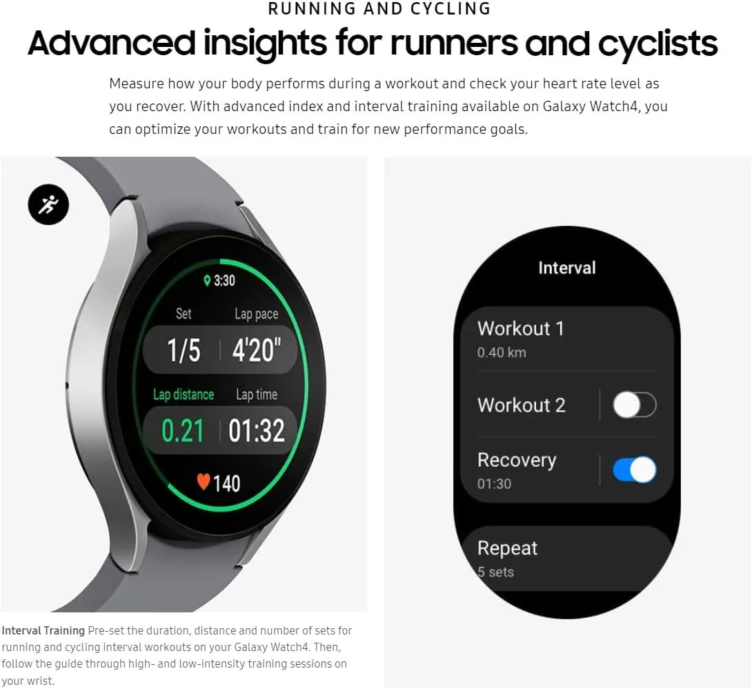 Samsung Galaxy Watch 4 Classic 46mm Smartwatch with ECG Monitor Tracker for Health Fitness Running Sleep Cycles GPS Fall Detection LTE US Version, Black (Renewed)