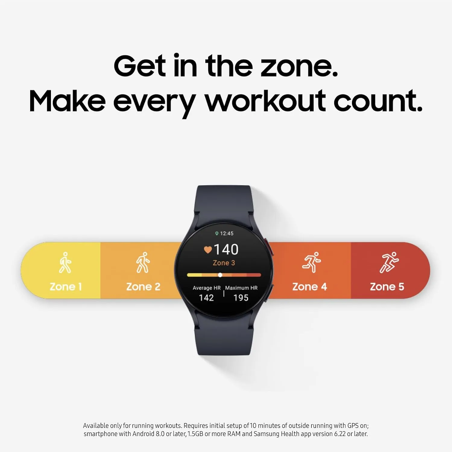 Samsung Galaxy Watch 6 44mm Bluetooth Smartwatch, Fitness Tracker, Personalized HR Zones, Advanced Sleep Coaching, Heart Monitor, BIA Sensor for Health Wellness Insights, Big Screen, US Version Silver