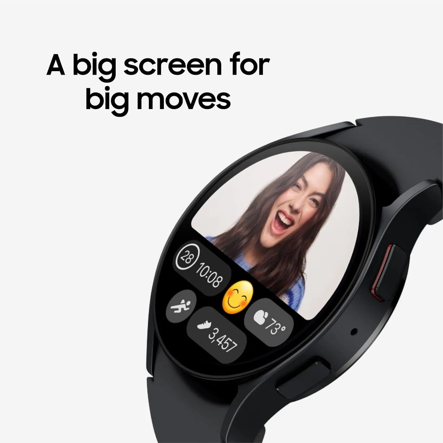 Samsung Galaxy Watch 6 44mm Bluetooth Smartwatch, Fitness Tracker, Personalized HR Zones, Advanced Sleep Coaching, Heart Monitor, BIA Sensor for Health Wellness Insights, Big Screen, US Version Silver