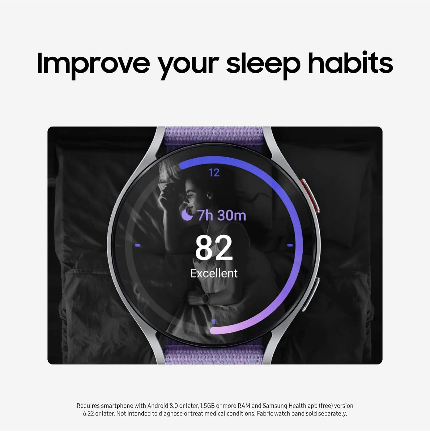 SAMSUNG Galaxy Watch 6 44mm Bluetooth Smartwatch w/ Fitness Tracker, Personalized HR Zones, Advanced Sleep Coaching, Heart Monitor, BIA Sensor, Biggest Screen, US Version, Graphite (Renewed)