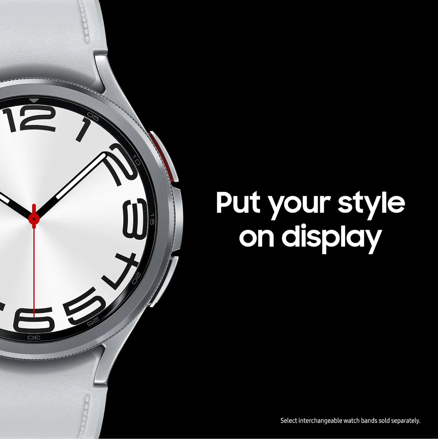 SAMSUNG Galaxy Watch 6 Classic 47mm LTE Smartwatch, Rotating Bezel, Fitness Tracker, Personalized HR Zones, Advanced Sleep Coaching, Heart Monitor, BIA Sensor, Health Insights, US Version, Silver