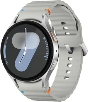 SAMSUNG Galaxy Watch 7 (44mm) AI Smartwatch w/ 1.5" AMOLED, Wear OS 5, Wi-Fi, Bluetooth, Heart Rate, Sleep Apnea & GPS Fitness Tracker, International Model L310 (w/Fast Charger, Silver)