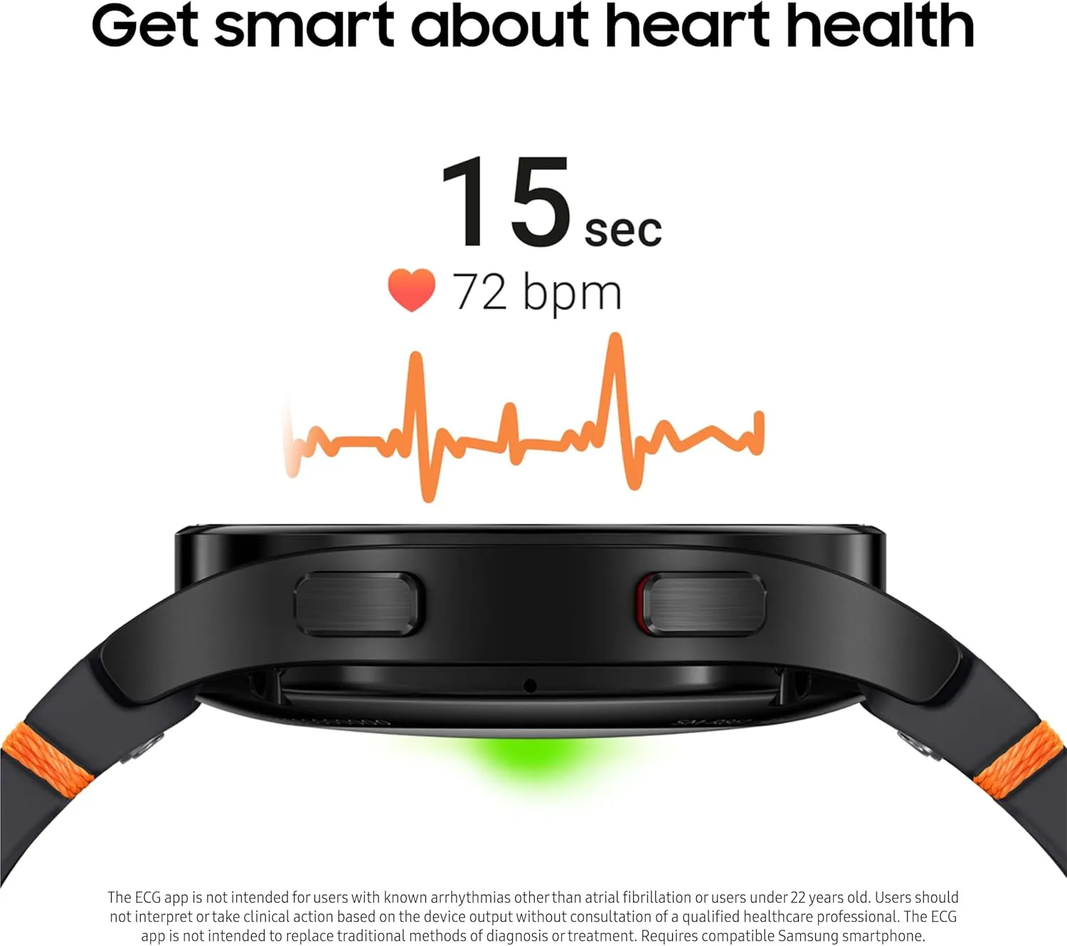 SAMSUNG Galaxy Watch FE 40mm Bluetooth AI Smartwatch w/Fitness Tracking, BIA Sensor, Personalized HR Zones, Heart Rate Tracker, Sleep Monitor, 2024, Silver [US Version, 1Yr Manufacturer Warranty]