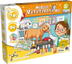 Science4you 919133 My First Veterinary Kit, Educational Science STEM Toy for Ages 4 