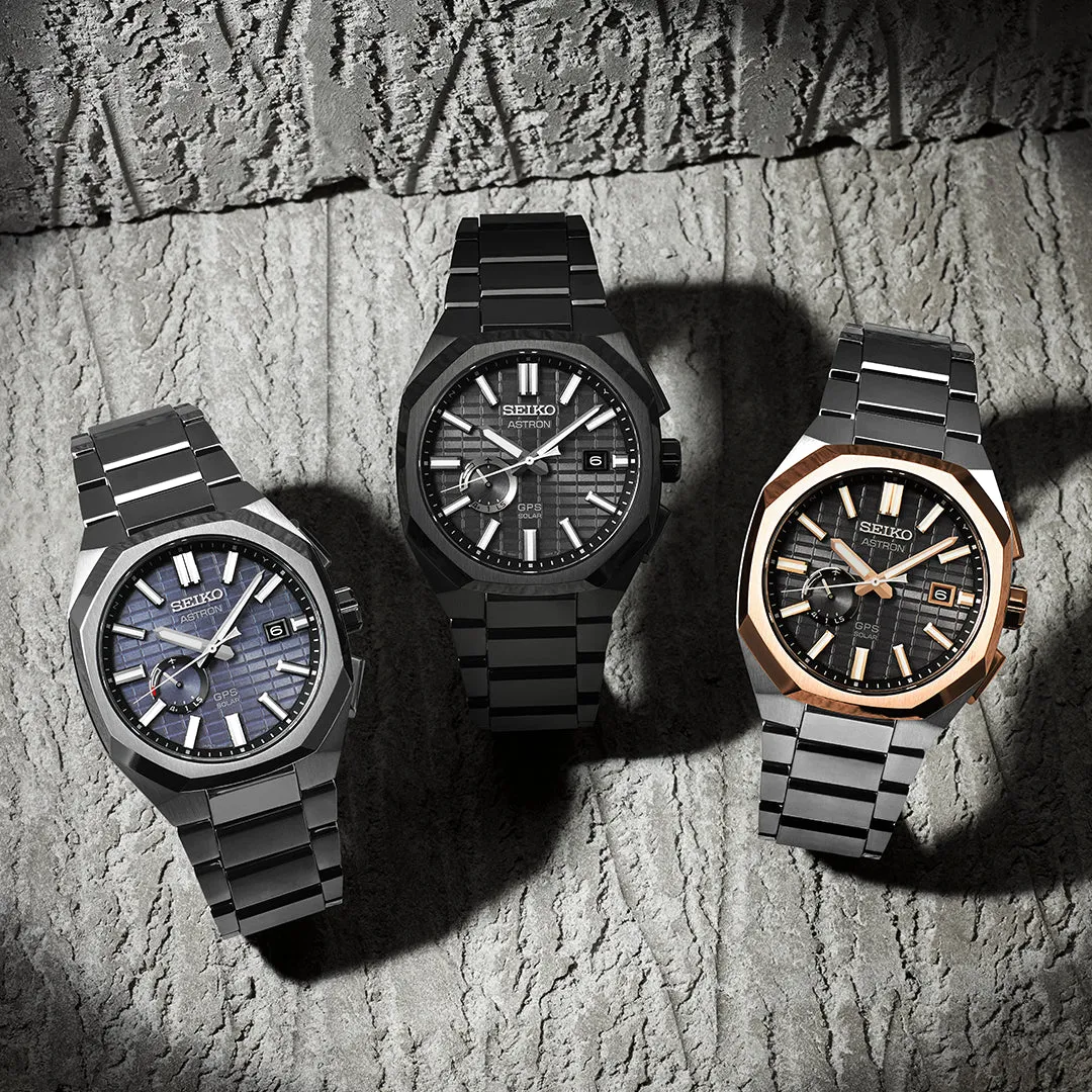Seiko Astron GPS Solar Sapphire Blue Crystal Box Watch