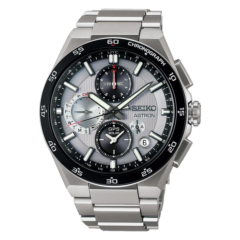 Seiko Astron SBXC153/SSH153 Solar GPS Satellite Radio Dual Time Chronograph Men's Metal Strap 2024.6Release Watch