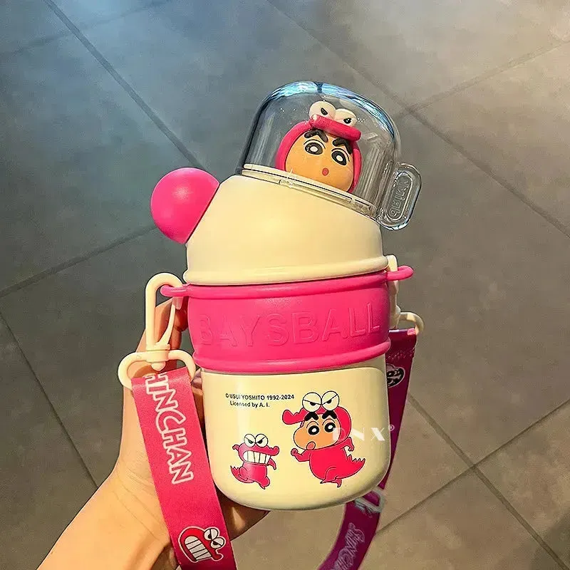 Shinchan Mini Baysball Insulated Bottle (430 ml)