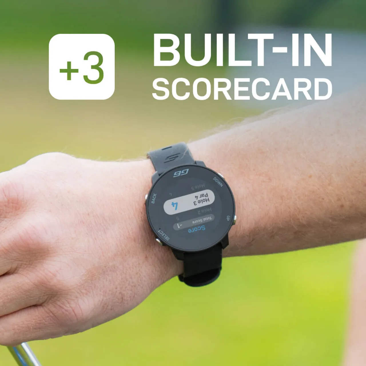 Shot Scope G6 GPS Golf Watch (Black)