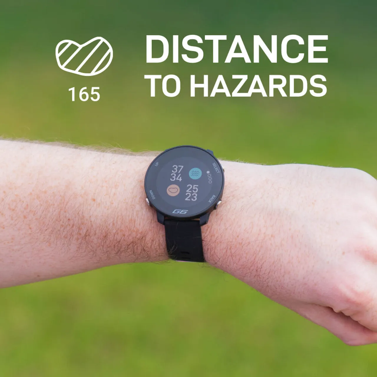 Shot Scope G6 GPS Golf Watch (Black)
