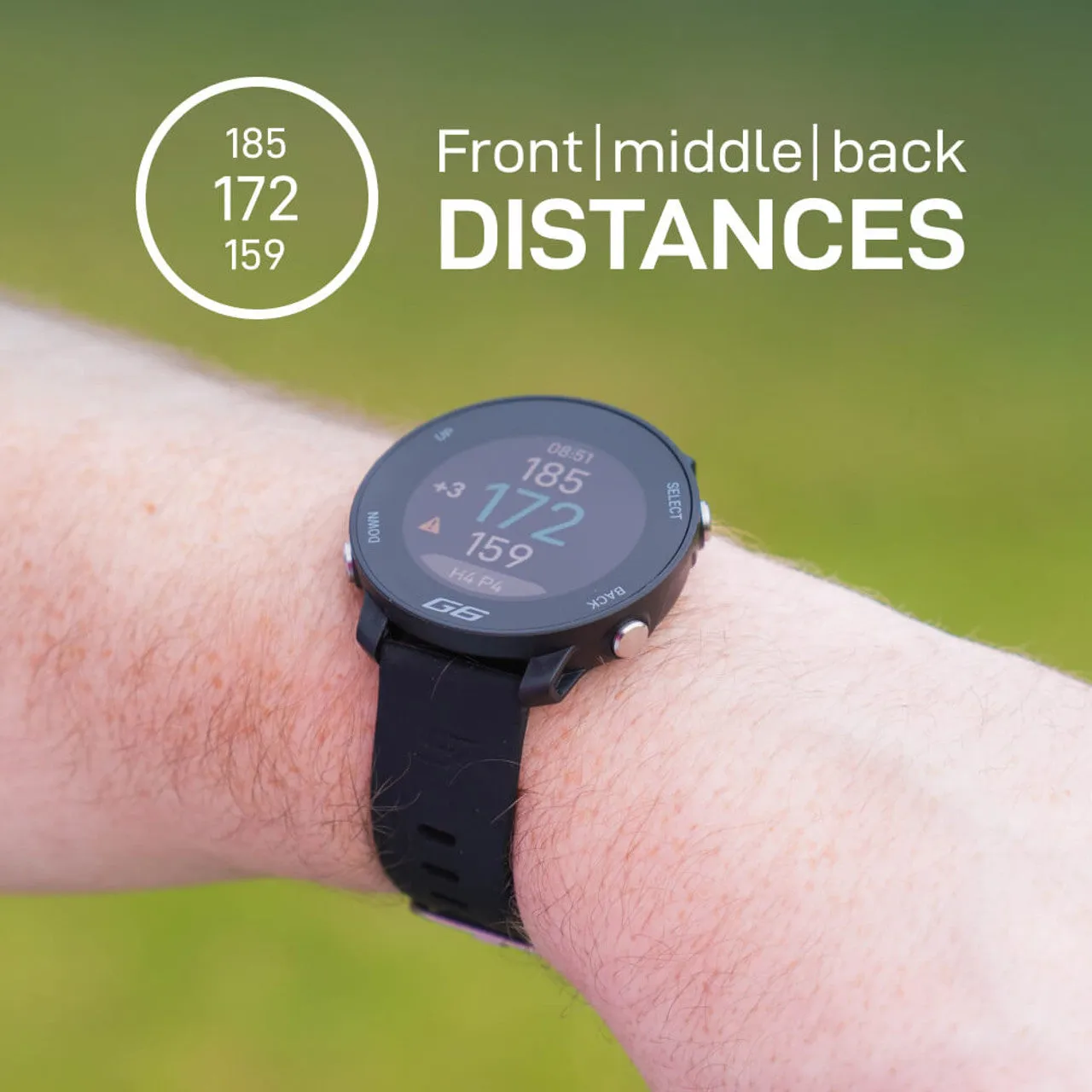 Shot Scope G6 GPS Golf Watch (Black)