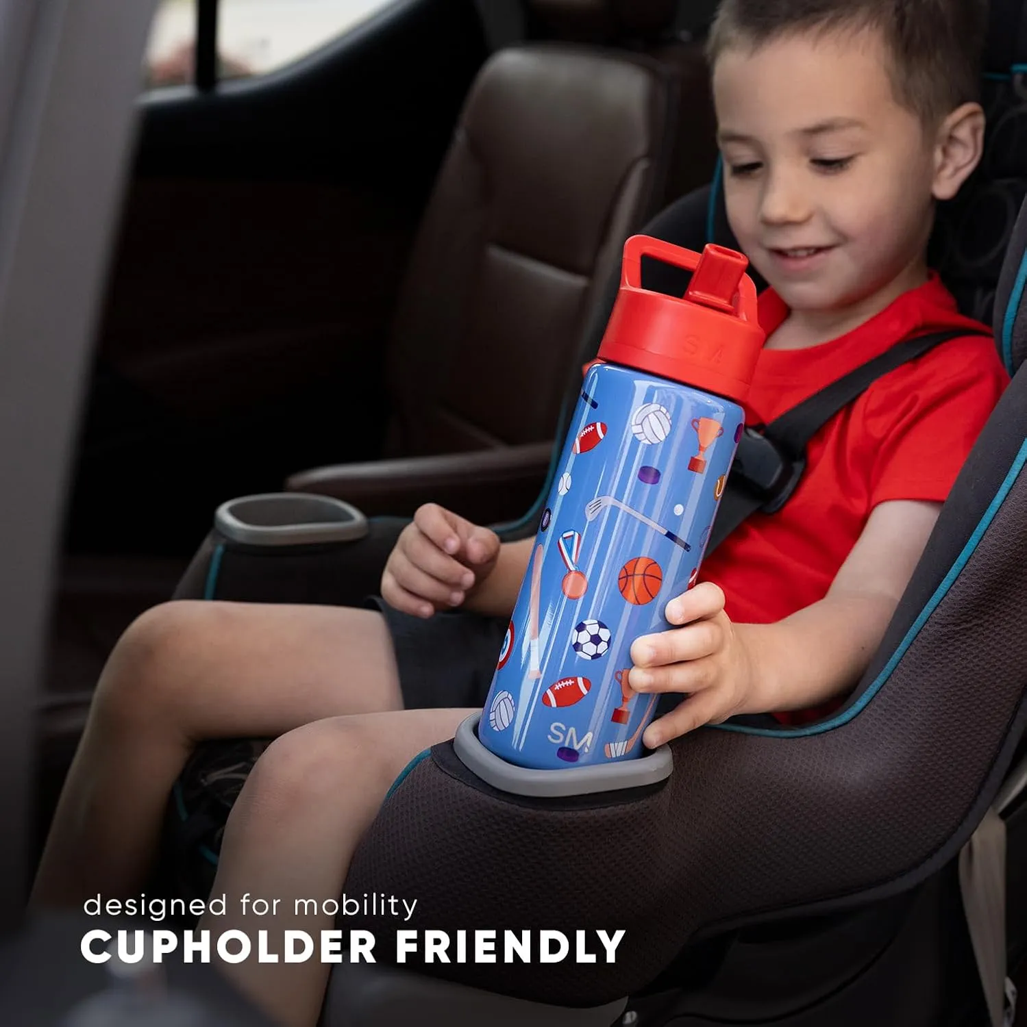 Simple Modern Kids Summit Water Bottle with Straw Lid | 18oz Stainless Steel Cup Insulated Tumbler for Toddlers, School | Confetti