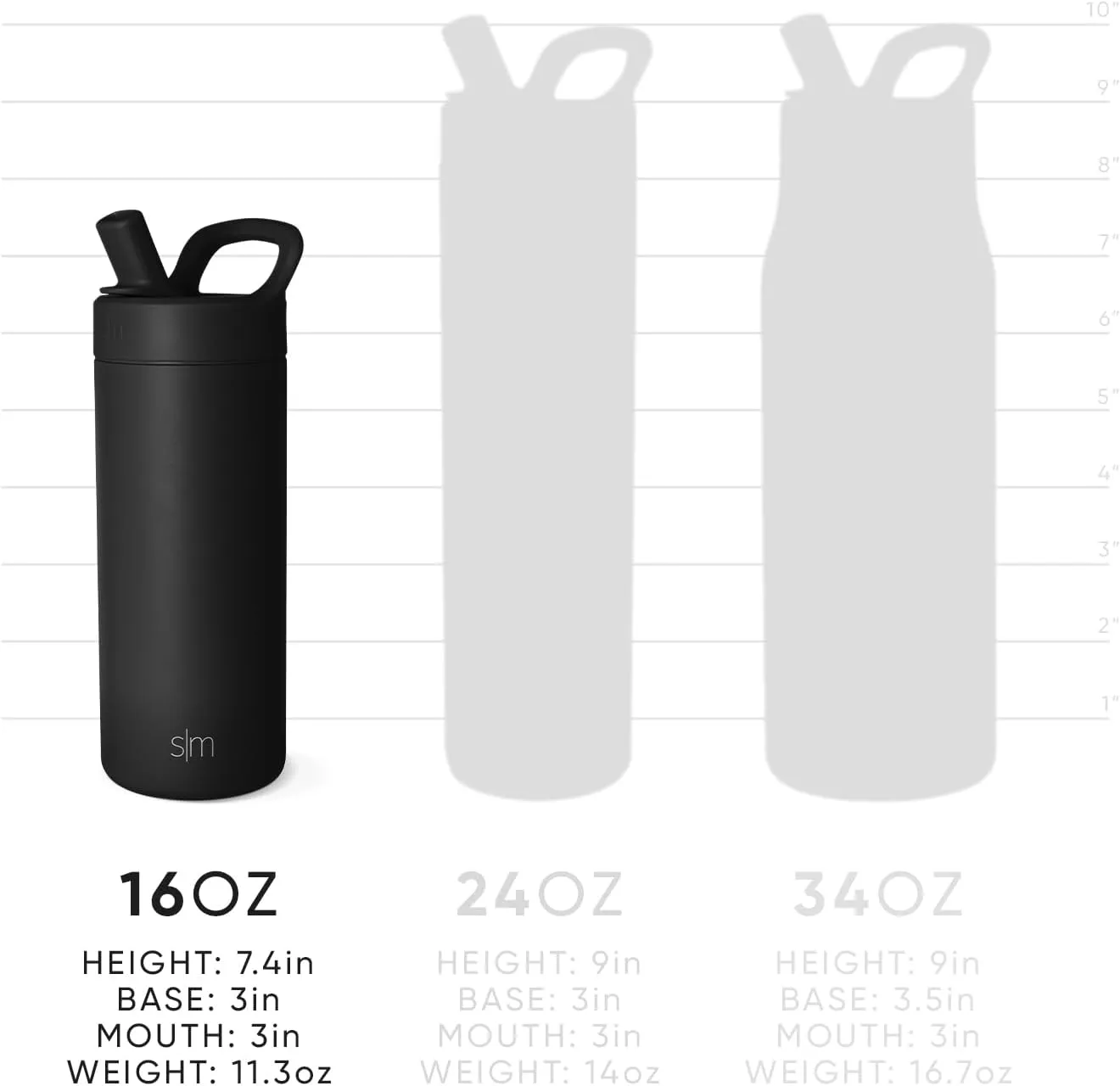 Simple Modern Kids Water Bottle with Straw lid | Insulated Stainless Steel Thermos | Reusable Water Bottles for Girls, School & Sports | Leak Proof & BPA Free | Mesa Collection | 16oz, Almond Birch