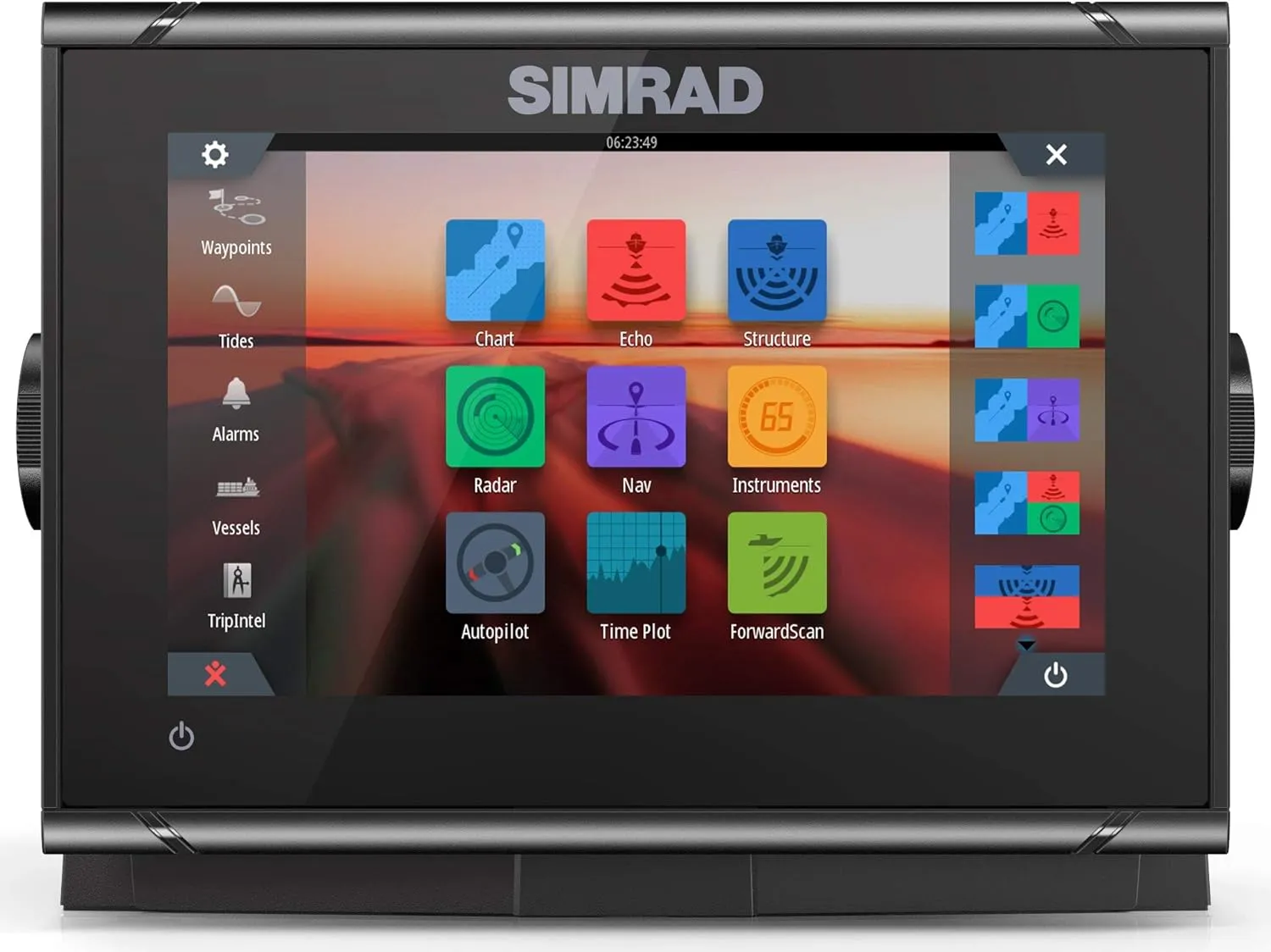 Simrad GO7 XSR - 7-inch Chartplotter with HDI Transducer, C-MAP Discover Chart Card