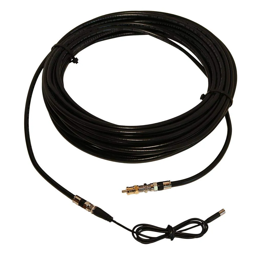 Sirius XM Radio 50 Foot Antenna Extension Kit with RG6 Coax Cable Connectors for Universal Fit