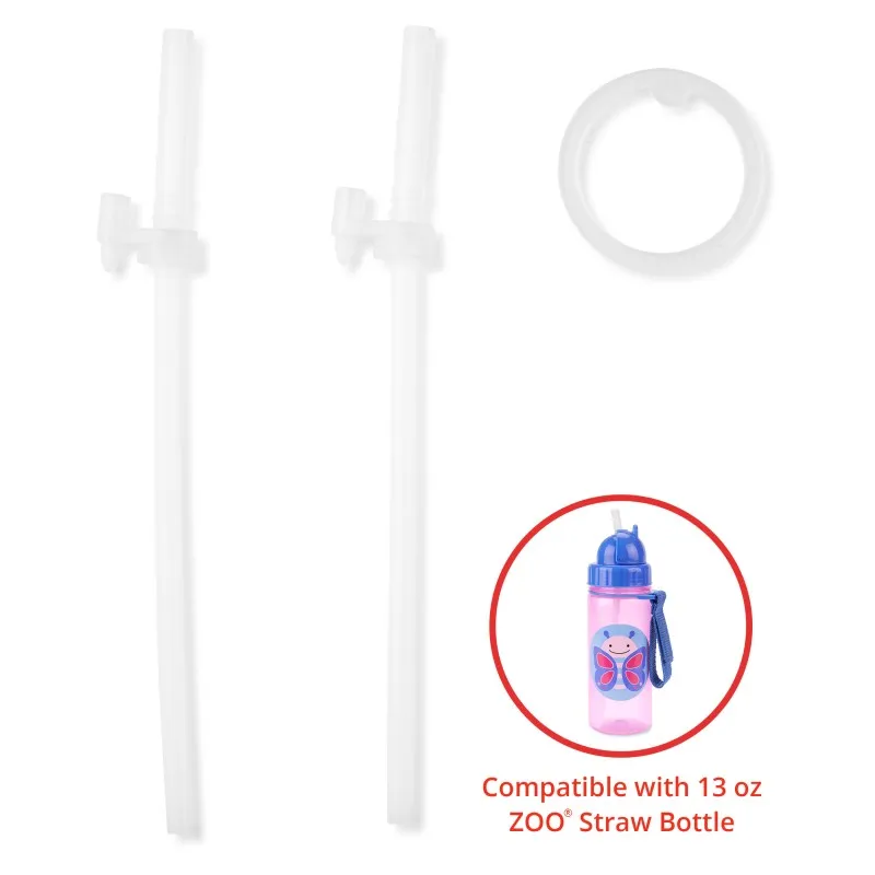 Skip Hop Zoo Straw Bottle PP Extra Straws (2 pc)
