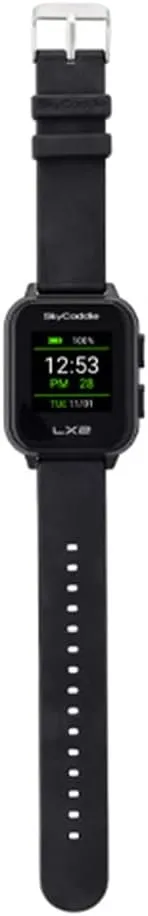 SkyCaddie LX2 Golf GPS Watch - Lightweight & Simple Golf Yardage Rangefinder Touchscreen Watch w/ 35K Courses, Intelligent Automation, & Scoring - Power Bundle with PlayBetter 5000mAh Portable Charger