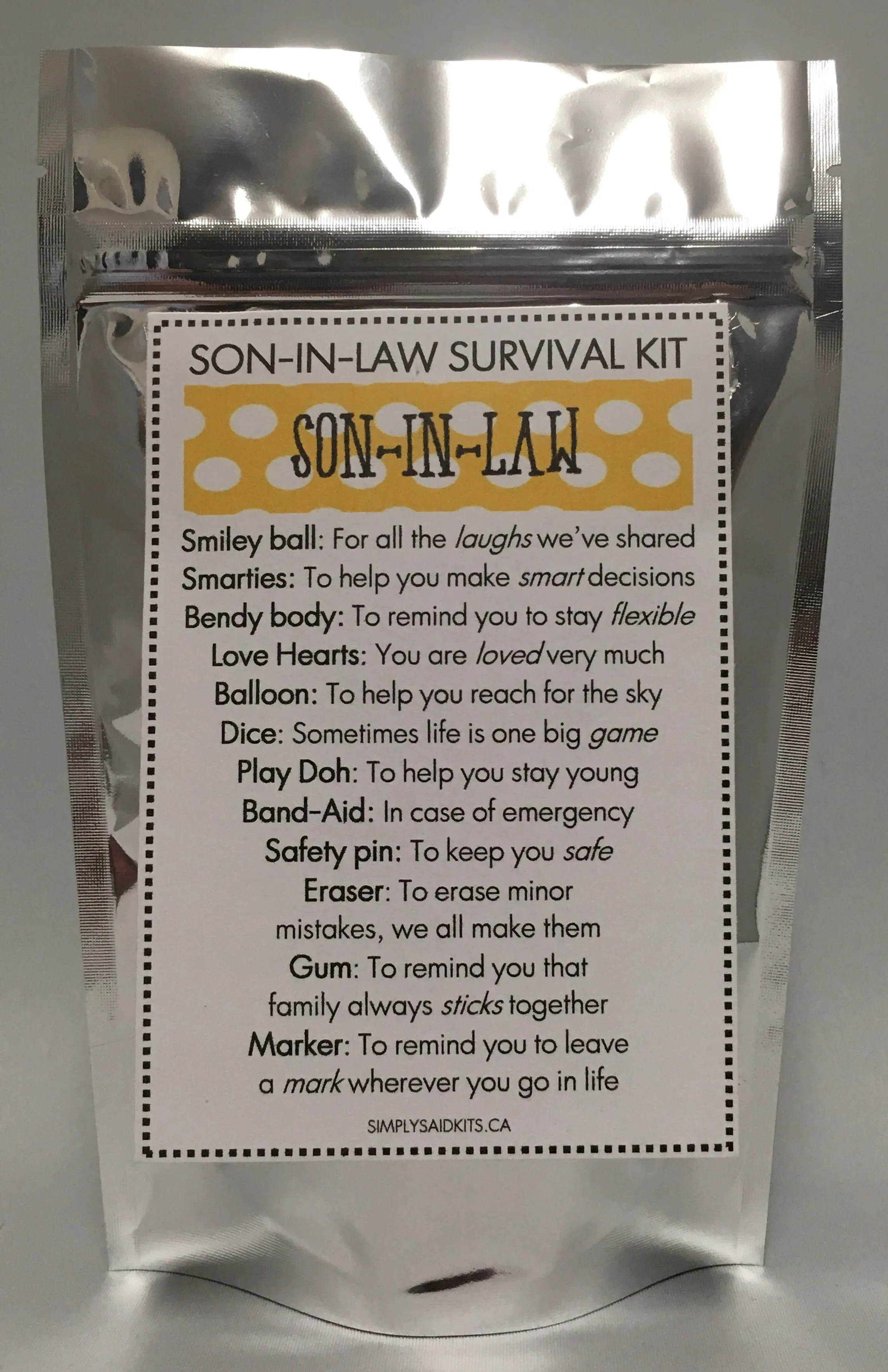 Son-in-law Survival Kit