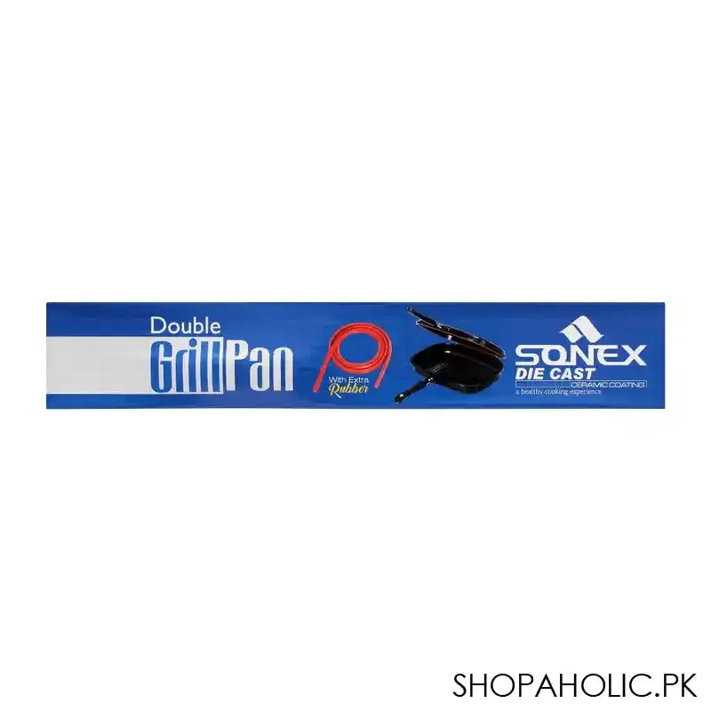 Sonex Die Cast Double Grill Pan, 30cm, 11.8 Inches, 52341