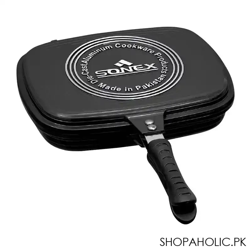 Sonex Die Cast Double Grill Pan, 30cm, 11.8 Inches, 52341