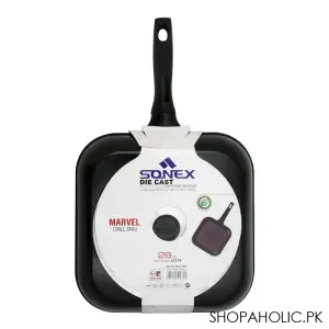 Sonex Marvel Die Cast Grill Pan, 28cm, 52279