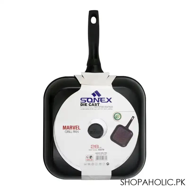 Sonex Marvel Die Cast Grill Pan, 28cm, 52279