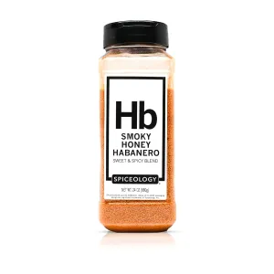 Spiceology – Smoky Honey Habanero – Sweet & Spicy BBQ Rub for Chicken, Ribs, Pork, Steak & Seafood – Smoked Paprika, Honey & Habanero Powder – Gluten-Free Meat Rub & Grill Seasoning – 24 oz