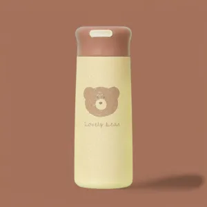 SS Insulated Cartoon Design Hot and Cold-Water Bottle for Kids