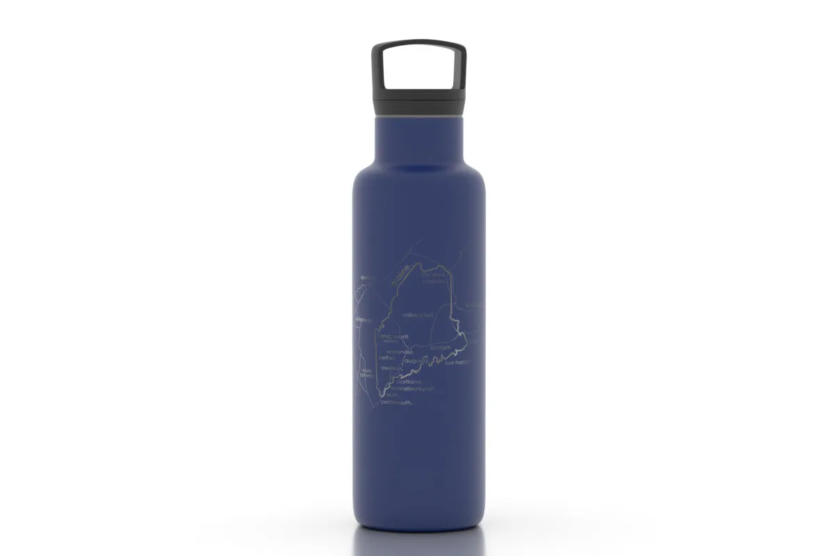 State Map 21 oz Insulated Hydration Bottle