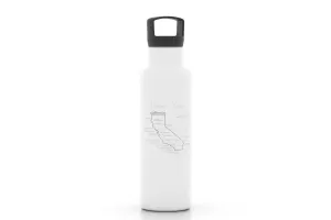 State Map 21 oz Insulated Hydration Bottle