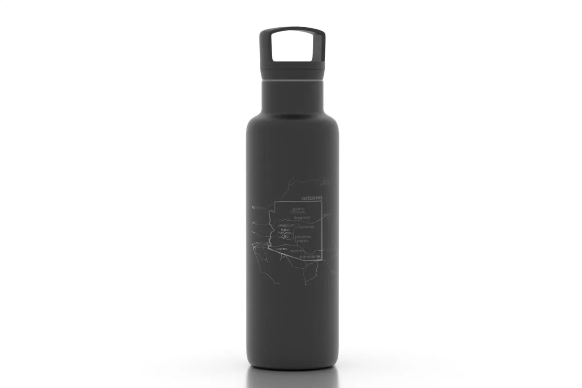 State Map 21 oz Insulated Hydration Bottle