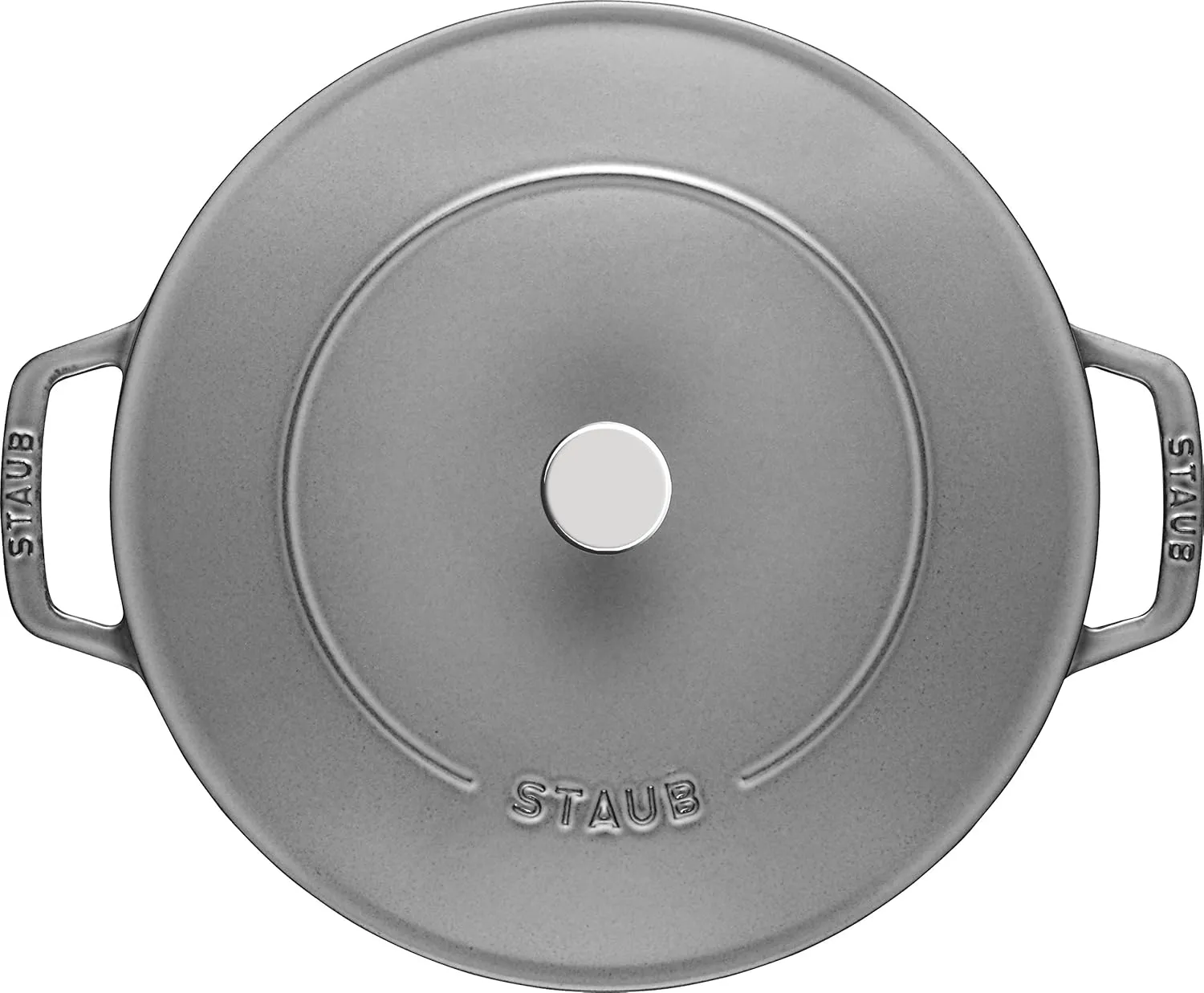 Staub 12612418 – Bräter Chistera 24 cm grau induktionsgeeignet 40511 – 471 – 0 (H. Nr.)