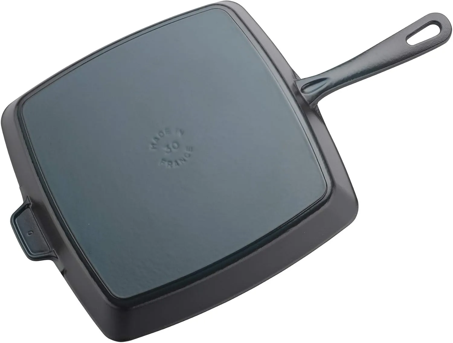 Staub Cast Iron 12-inch Square Grill Pan - Matte Black, Made in France