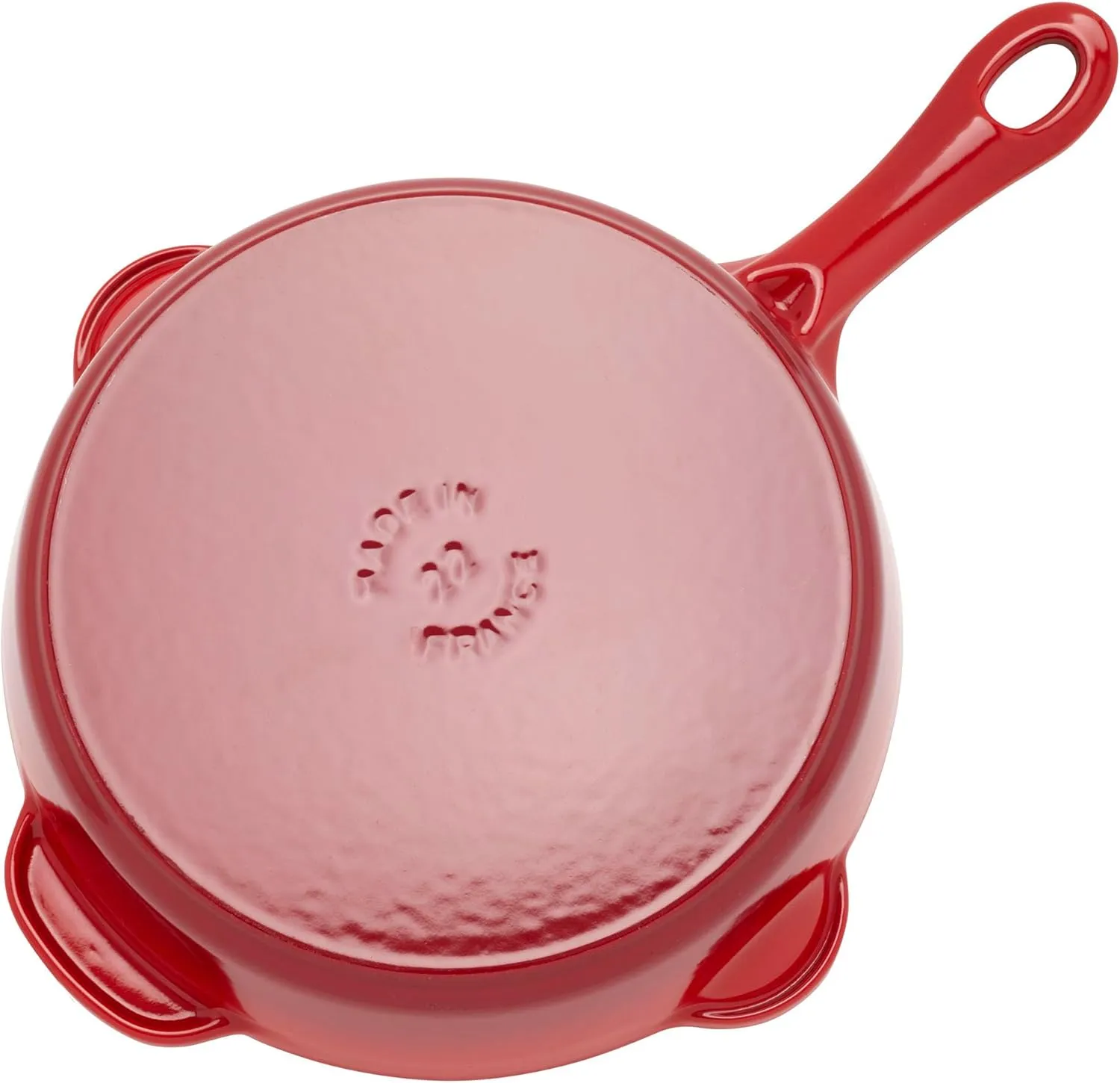 STAUB Fry Pans Cast Iron 8.5-inch Traditional Deep Skillet-Cherry