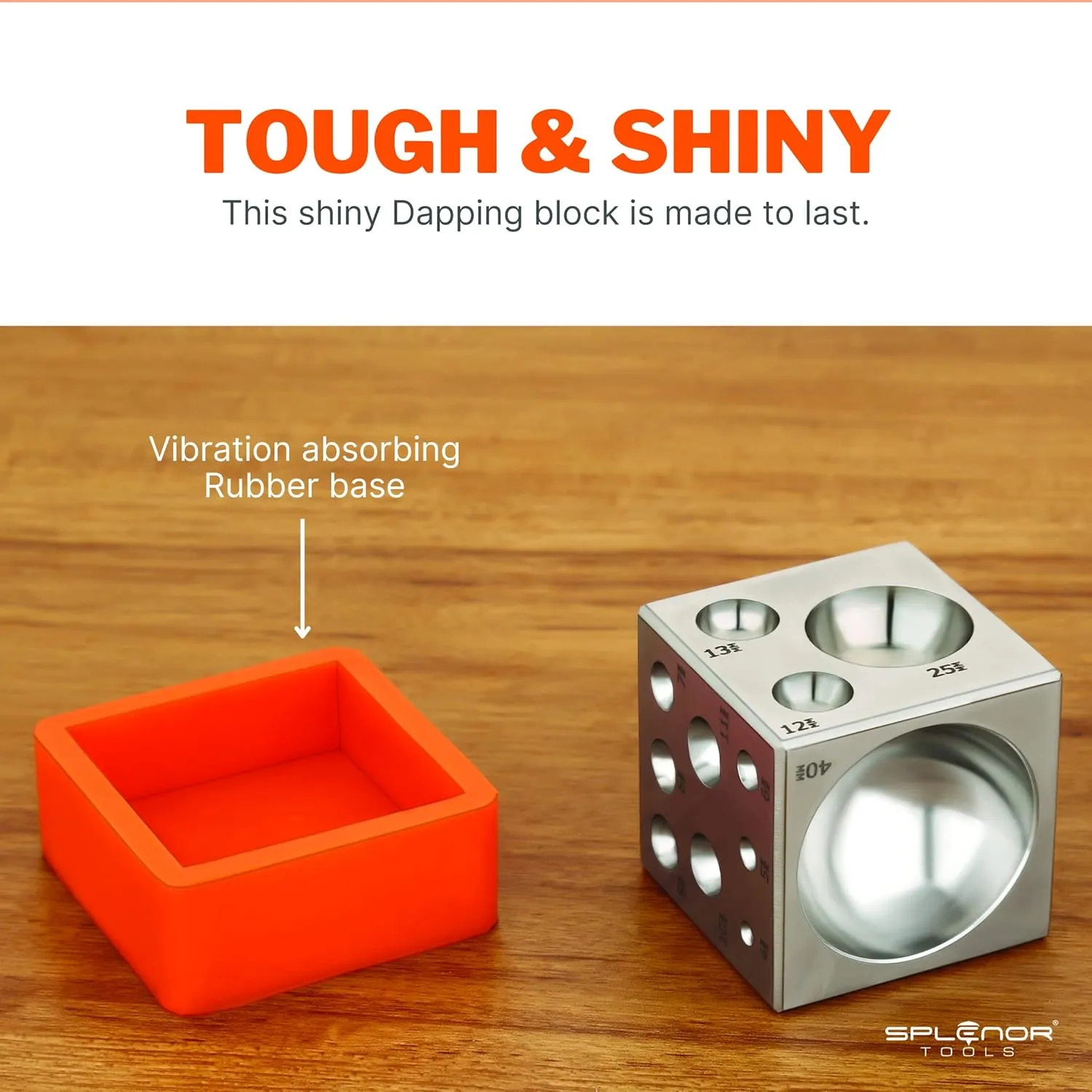 Steel Dapping Doming Block - for Jewelry Making - Metal Forming Tool - Shaping Die