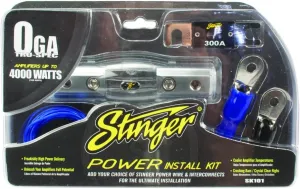 Stinger SK101 4000-Watt 1/0-Gauge Car Audio Amplifier Accessory Kit