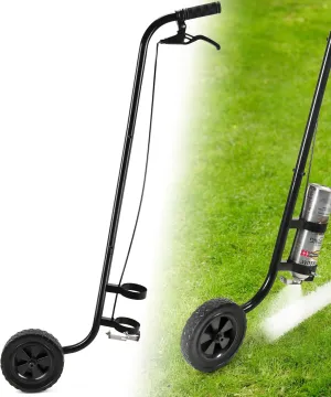 Striping Line Painting Wand, Striping Spray Paint Wand for Line Paint Stripe Ground, Industrial Wheel Painting Stick for Sports Fields Utility Marking, Work with Inverted Striping Paint (T-Tip Nozzle)