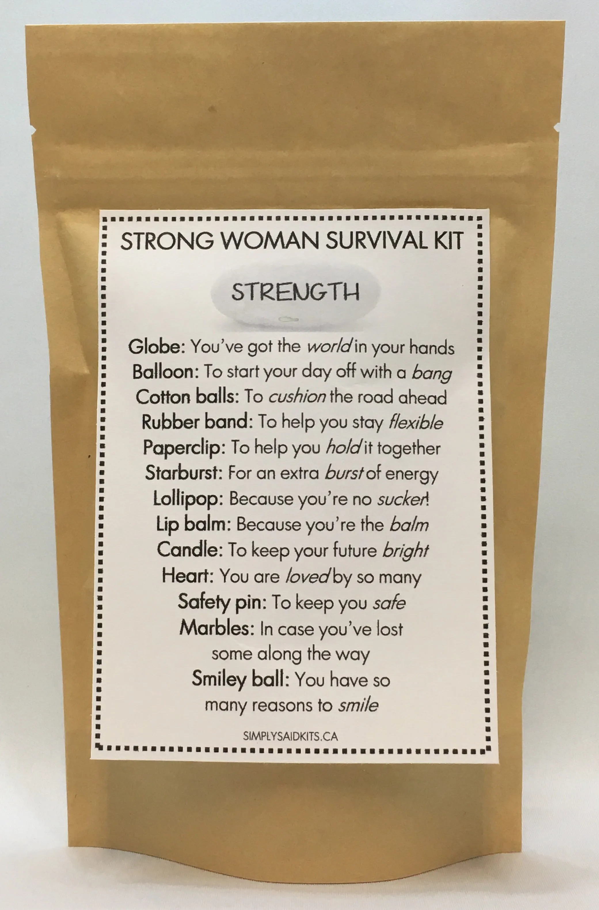 Strong Woman Survival Kit