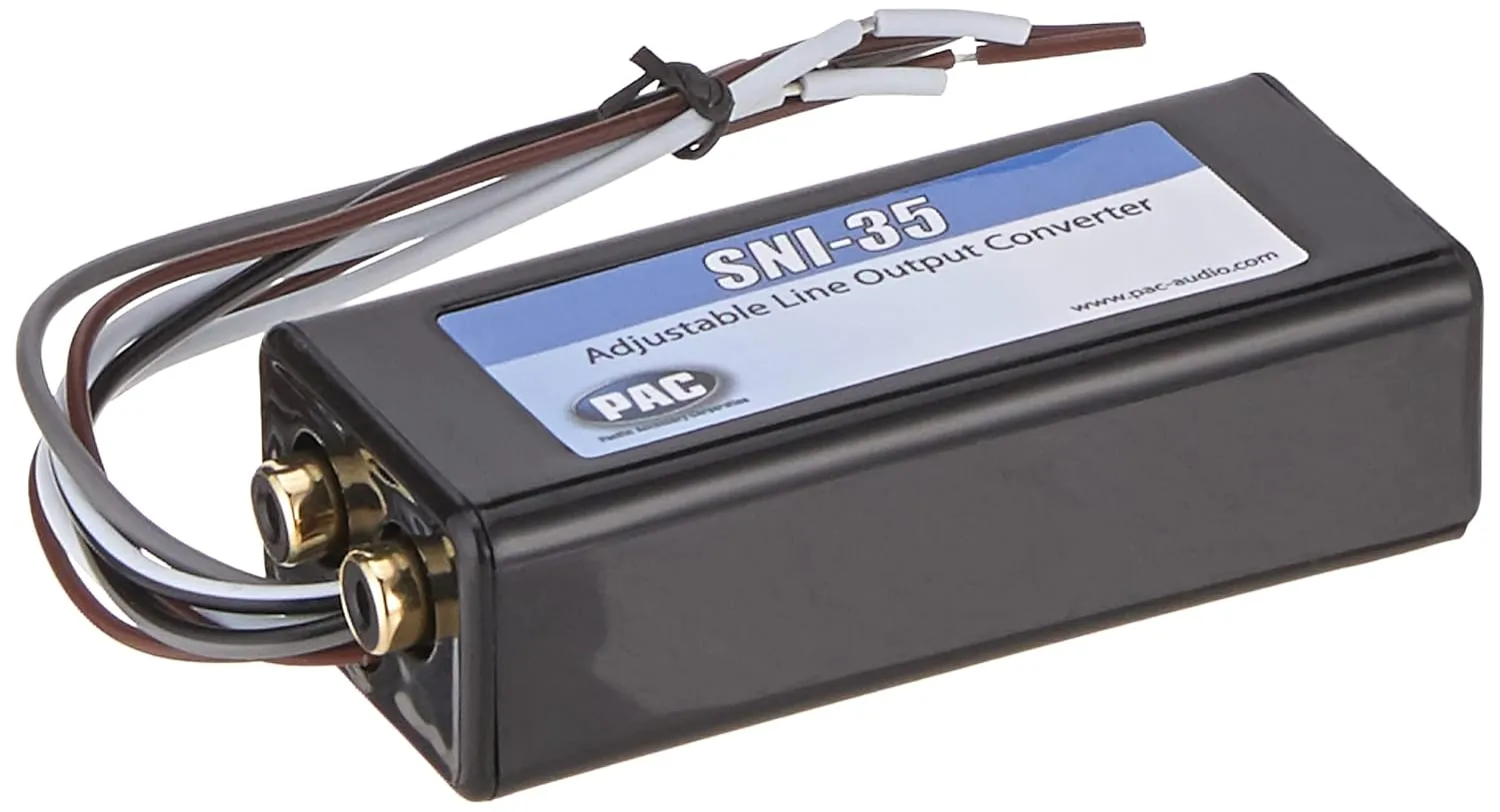 Surge Series Amplifier Installation Wiring Kit - 4 Gauge Installer Amp Kit & PAC SNI-35 Variable LOC Line Out Converter