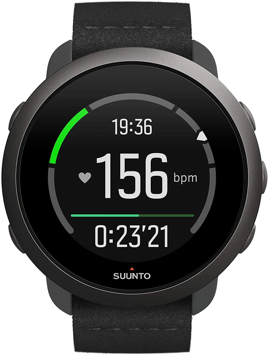 SUUNTO 3 All Black Durable Sports GPS Watch with Adaptive Training Guidance