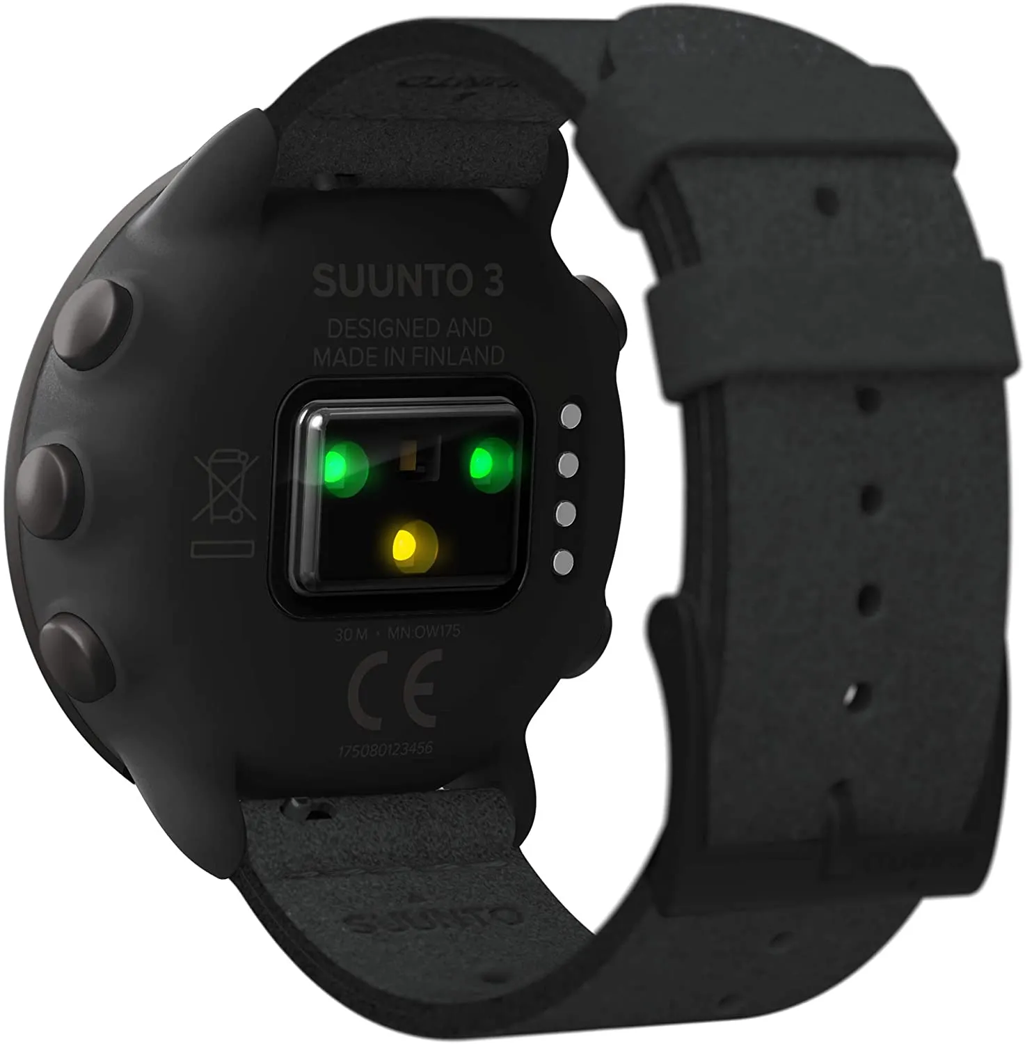 SUUNTO 3 All Black Durable Sports GPS Watch with Adaptive Training Guidance