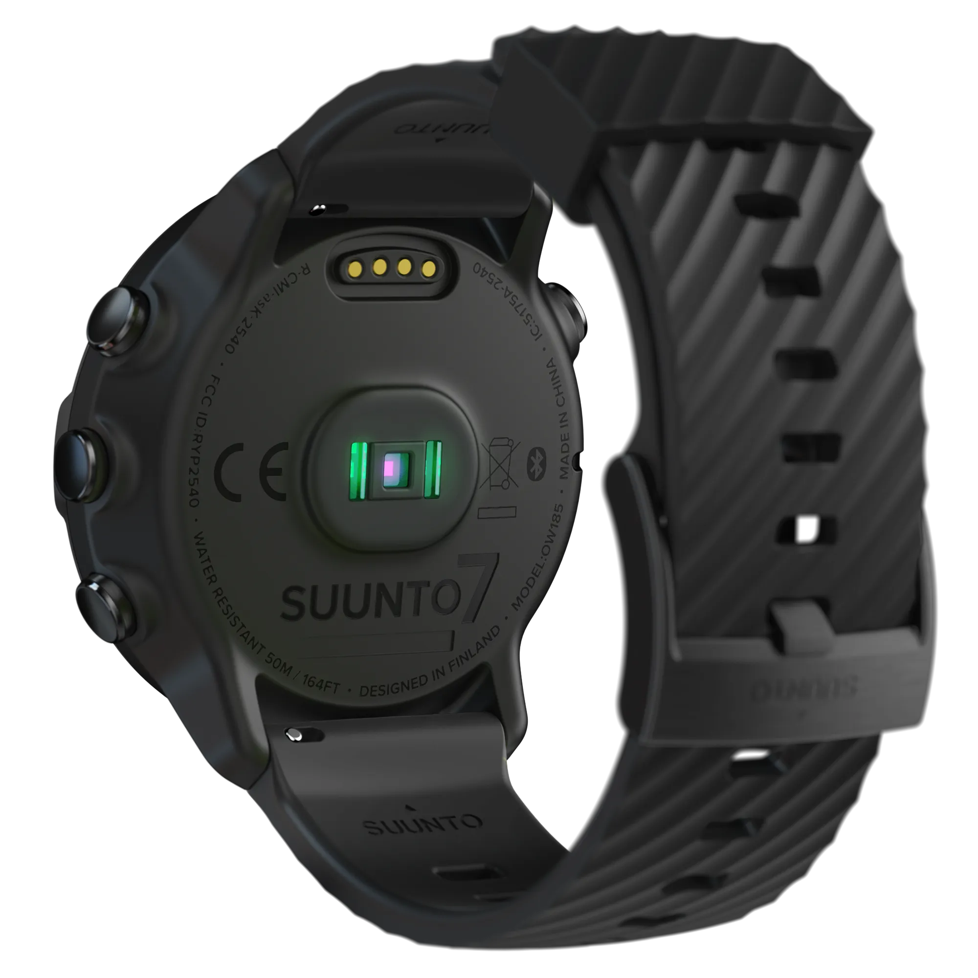 SUUNTO 7 Black GPS Smartwatch with Versatile Sports Experience with Wearable4U Power Pack Bundle