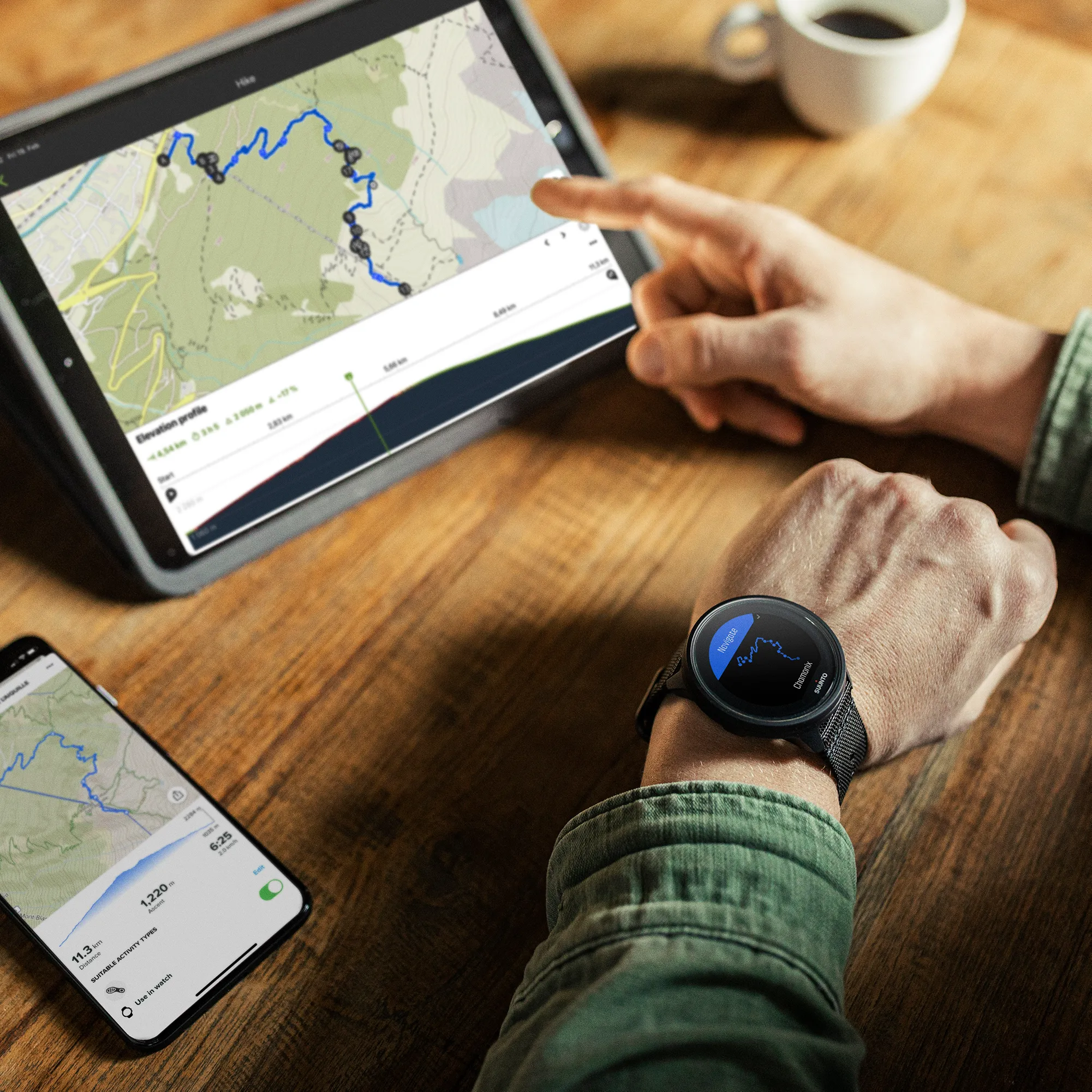 SUUNTO 9 BARO Charcoal Black Titanium Ultra-endurance GPS Watch