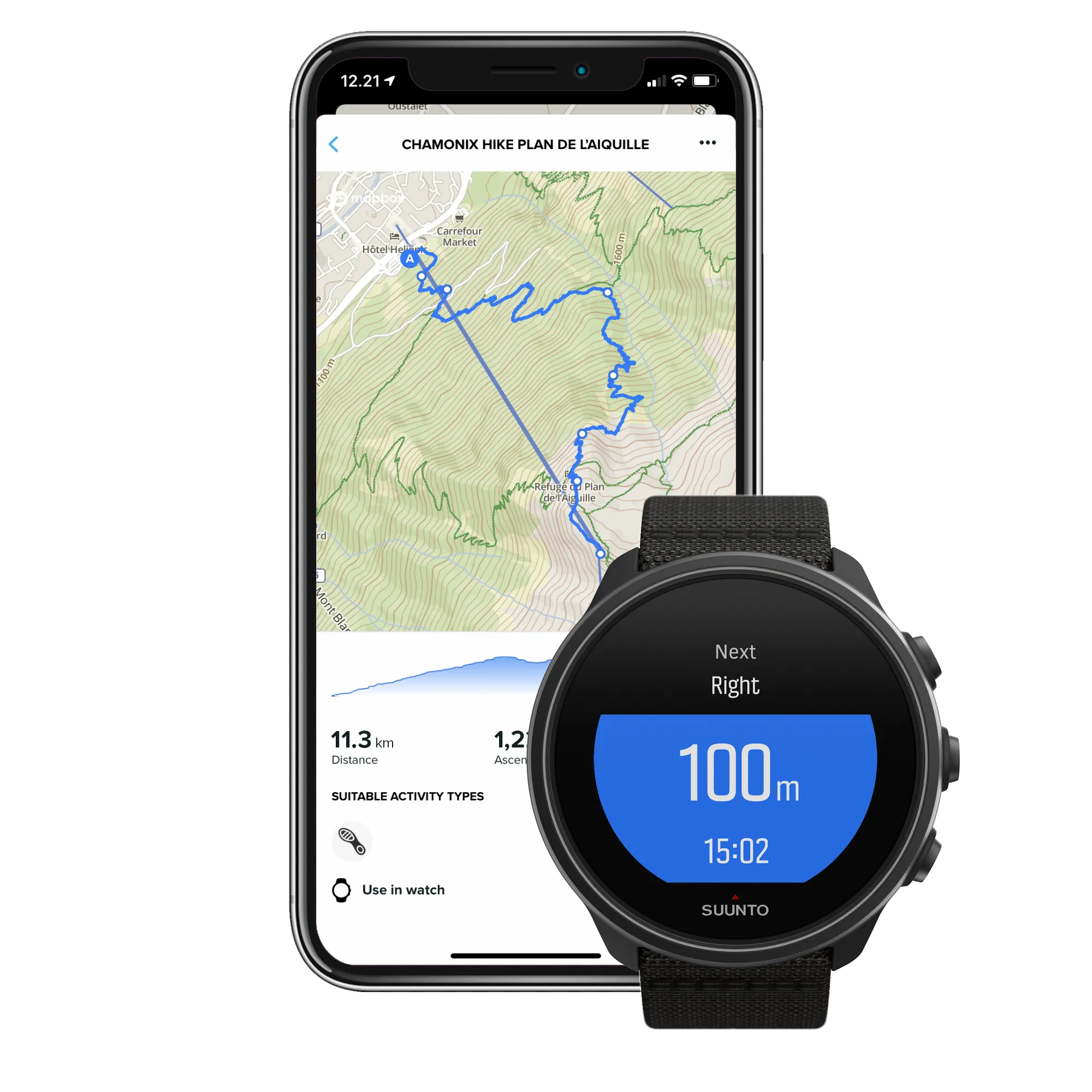 SUUNTO 9 BARO Charcoal Black Titanium Ultra-endurance GPS Watch