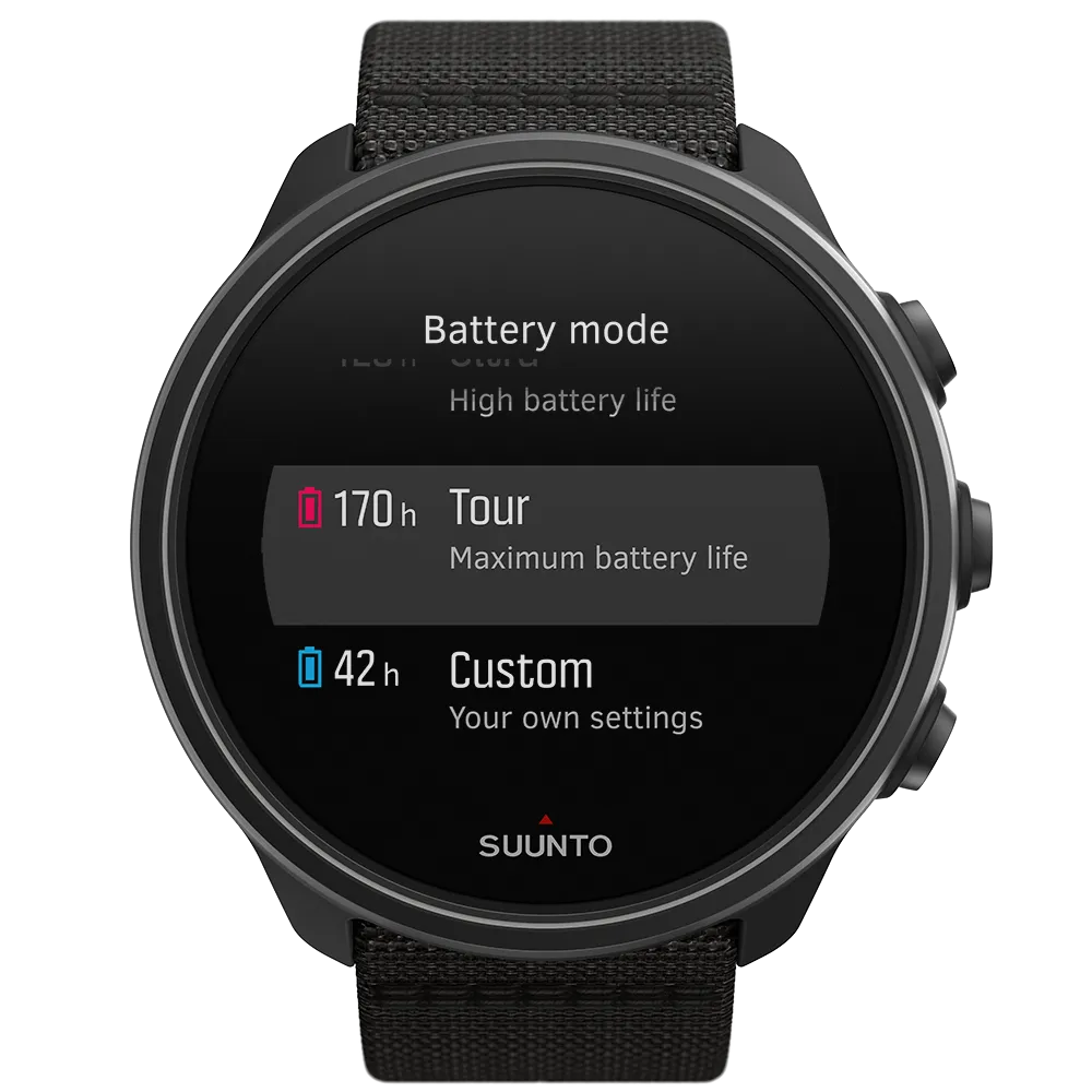 SUUNTO 9 BARO Charcoal Black Titanium Ultra-endurance GPS Watch