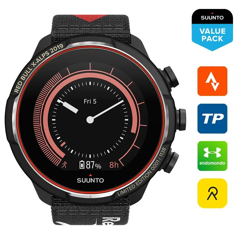 Suunto 9 Baro Titanium Red Bull X-Alps Limited Edition