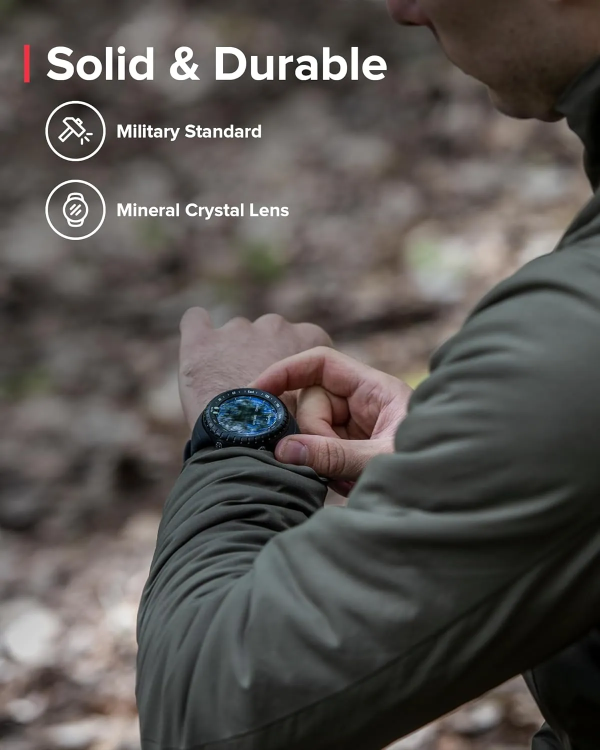 SUUNTO Core Alpha Sports Watch, Classic Outdoor Adventure Watch with Red Backlight, Altimeter, Barometer & Compass, Dual-time Display, Temperature & Storm Alarm for Hiking, Hunting & Mountain Use